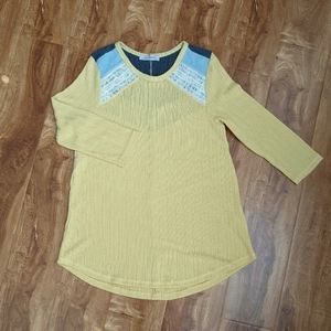 Ces Femme Spring Knit Top EUC